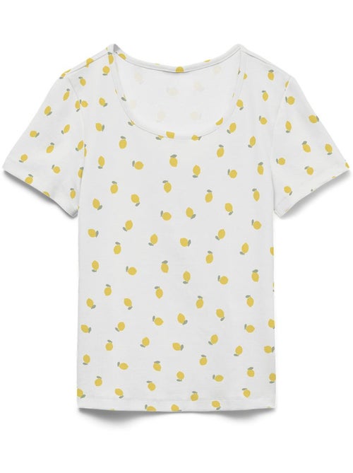 Camiseta de Mujer Vero Moda con Limones - Kiabi