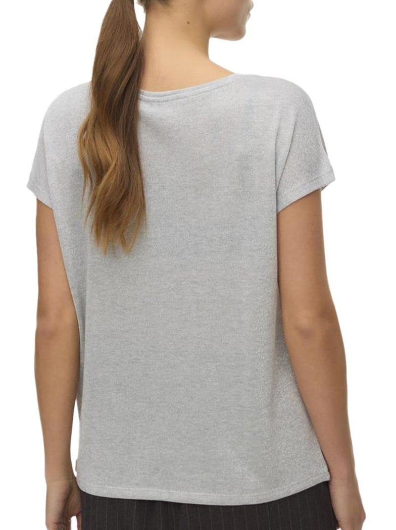 Camiseta de Mujer Vero Moda Gris plateado - Kiabi