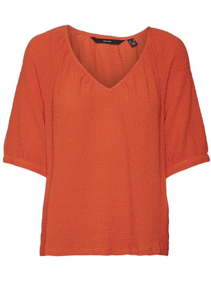 Camiseta de Mujer Vero Moda Rojo - Kiabi