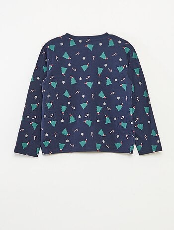 Camiseta navideña de manga larga