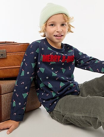 Camiseta navideña de manga larga