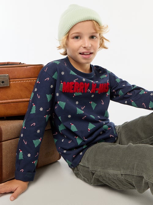 Camiseta de Navidad de manga larga - Kiabi