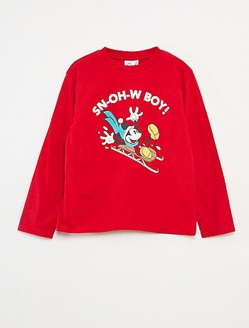 Camiseta de Navidad 'Disney' 'Stitch' en punto de algodón