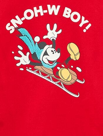 Camiseta de Navidad 'Disney' 'Stitch' en punto de algodón