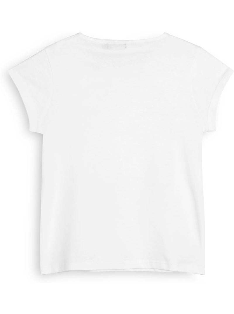 Camiseta de Niña con Diseño de Unicornio en Blanco Blanco - Kiabi