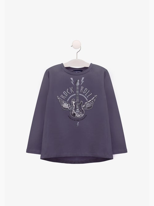 Camiseta de Niña en Morado - Kiabi