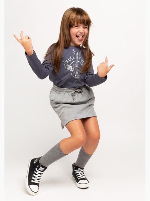 Camiseta de Niña en Morado - Kiabi