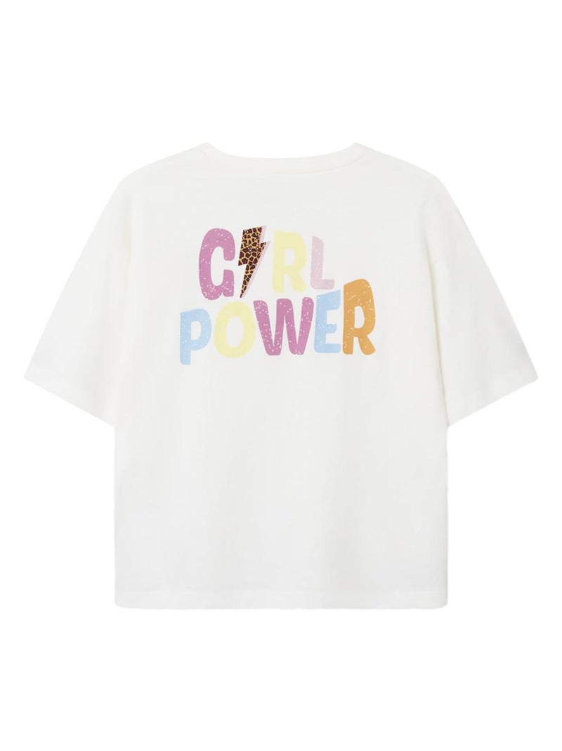 Camiseta de Niña Name It Blanco - Kiabi