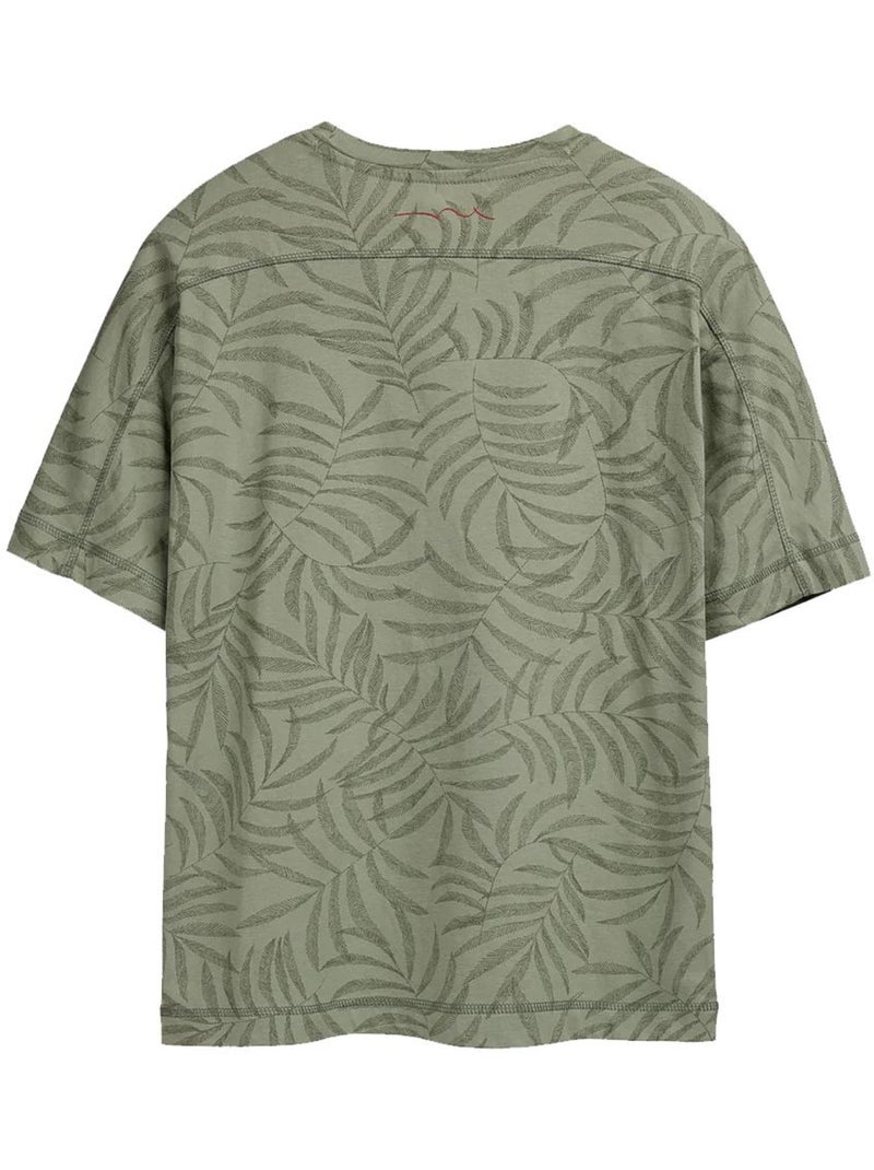 Camiseta de niño teddy smith con estampado de hojas Verde - Kiabi