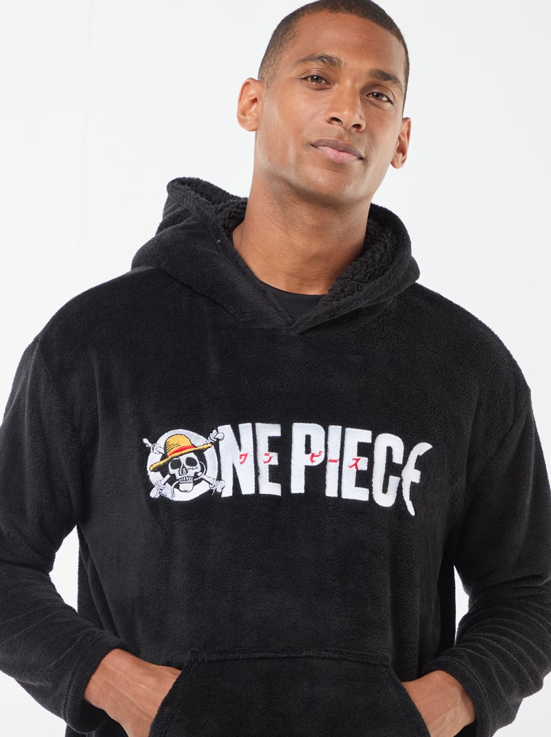 Camiseta de noche 'One piece' con capucha Negro - Kiabi