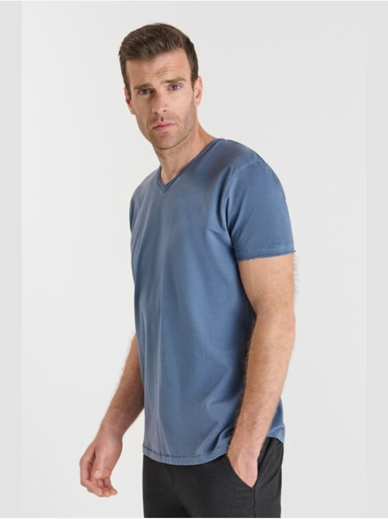 Camiseta de Ogribs «Le Temps des cerises» Azul - Kiabi