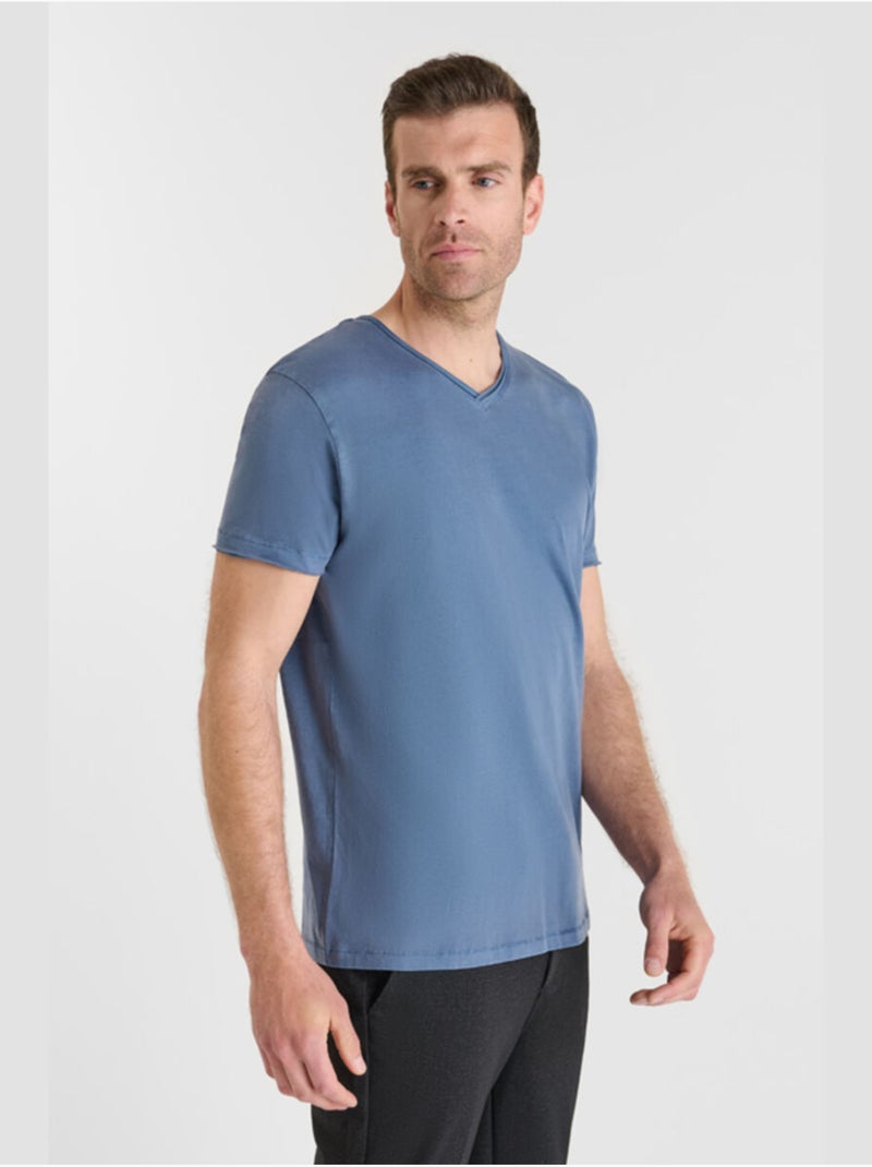 Camiseta de Ogribs «Le Temps des cerises» Azul - Kiabi
