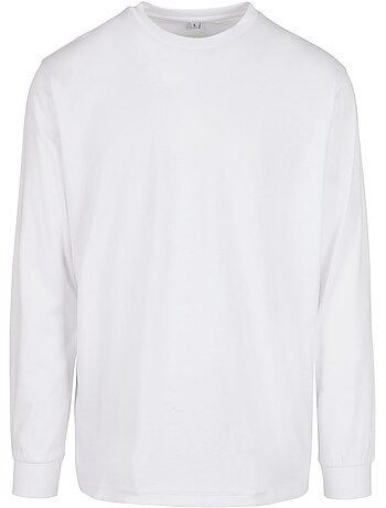 Camiseta de orgánica de manga larga para hombre - build your brand