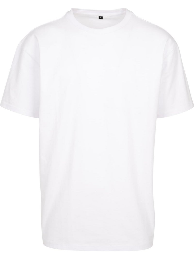 Camiseta de orgánica para hombre - build your brand Blanco - Kiabi