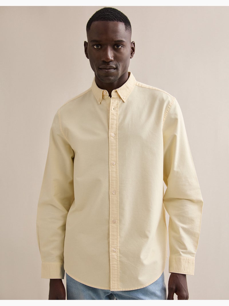Camiseta de Oxford, MO Fashion Amarillo - Kiabi