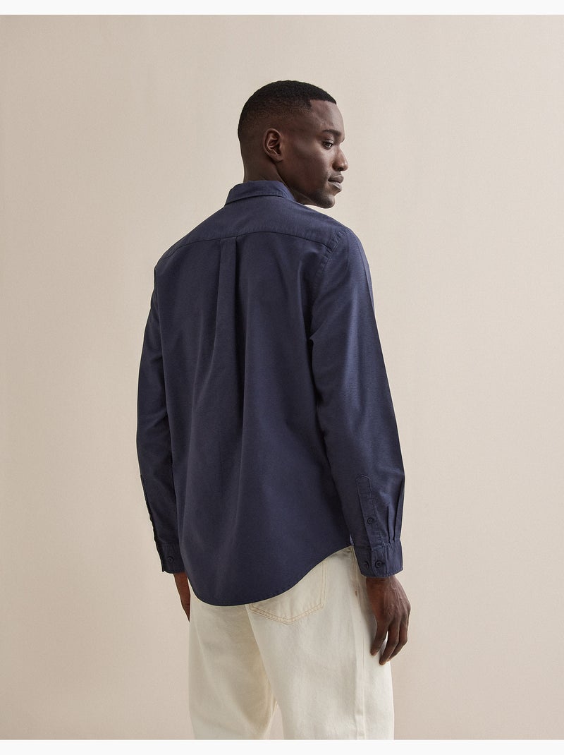 Camiseta de Oxford, MO Fashion Azul - Kiabi