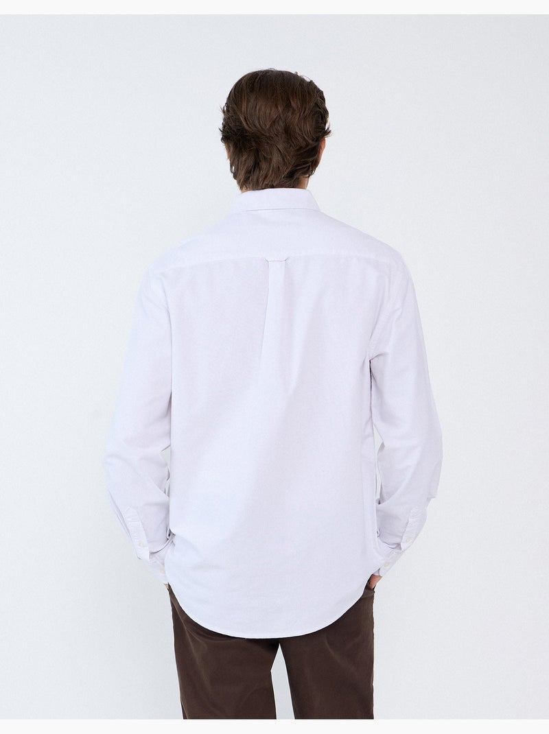 Camiseta de oxford, mo fashion Blanco - Kiabi