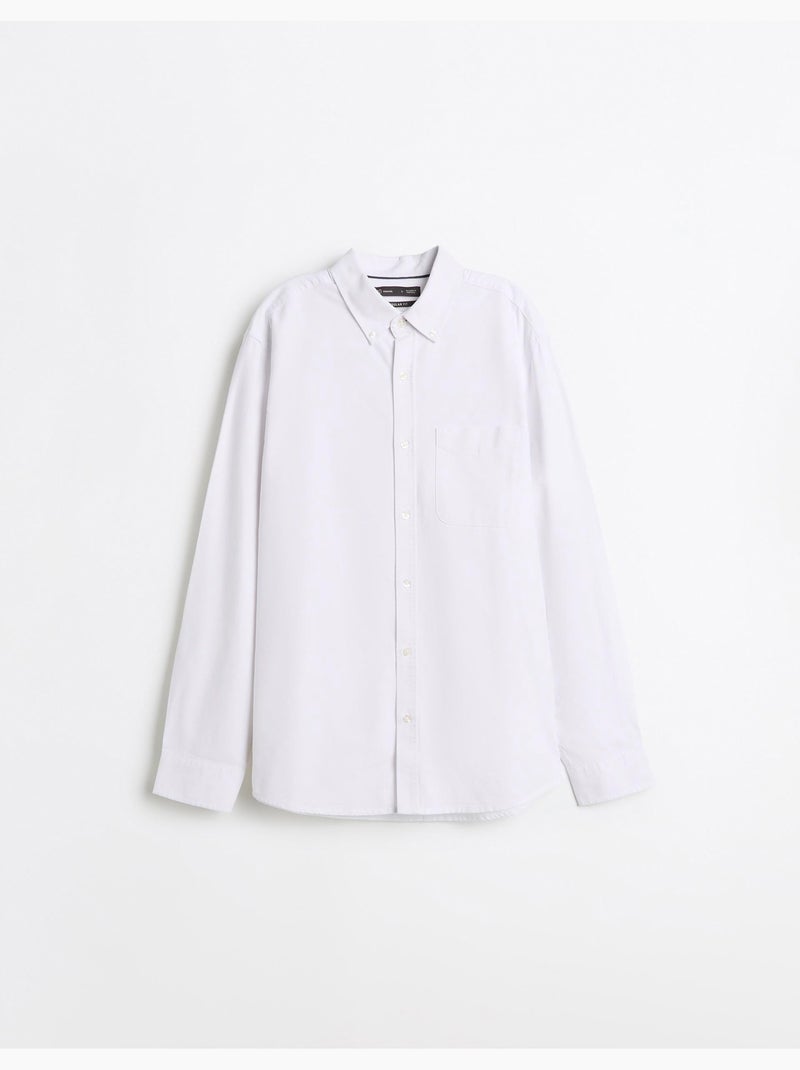 Camiseta de oxford, mo fashion Blanco - Kiabi