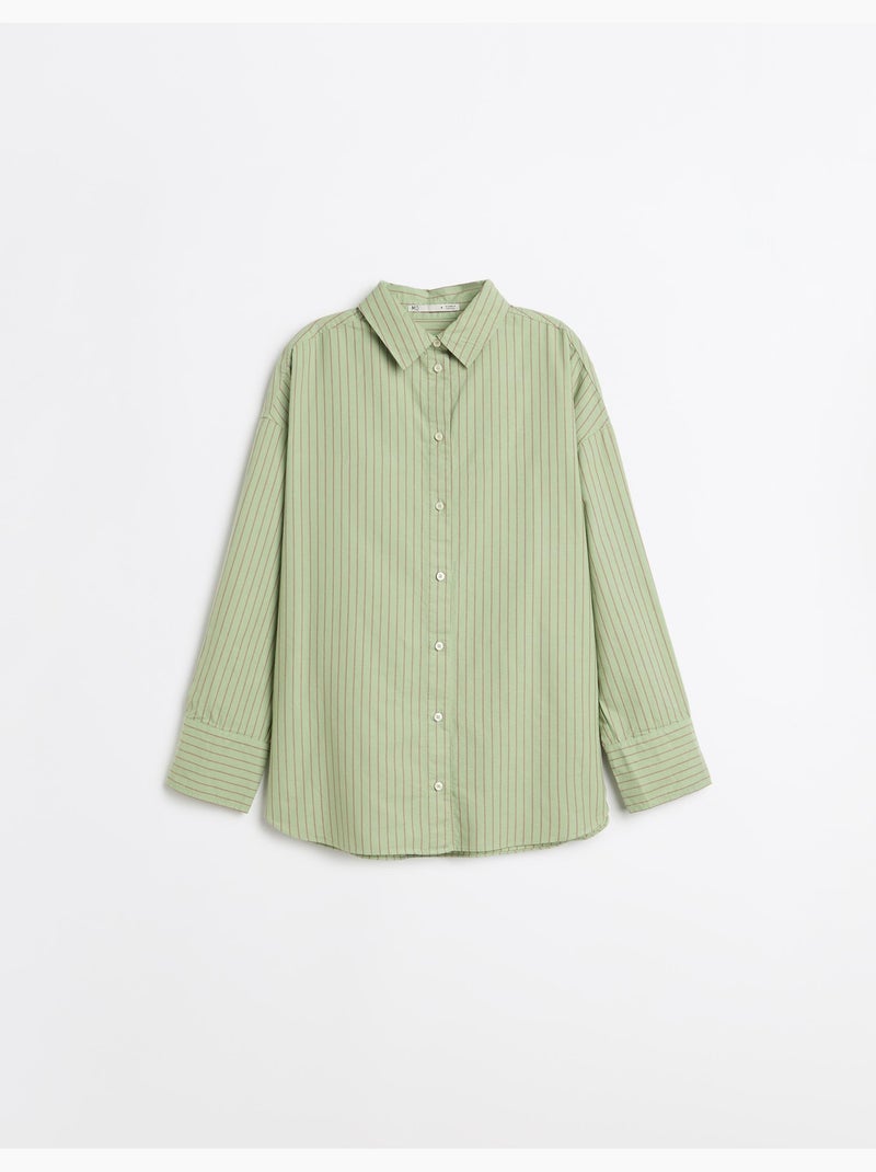 Camiseta de oxford, mo fashion Verde - Kiabi
