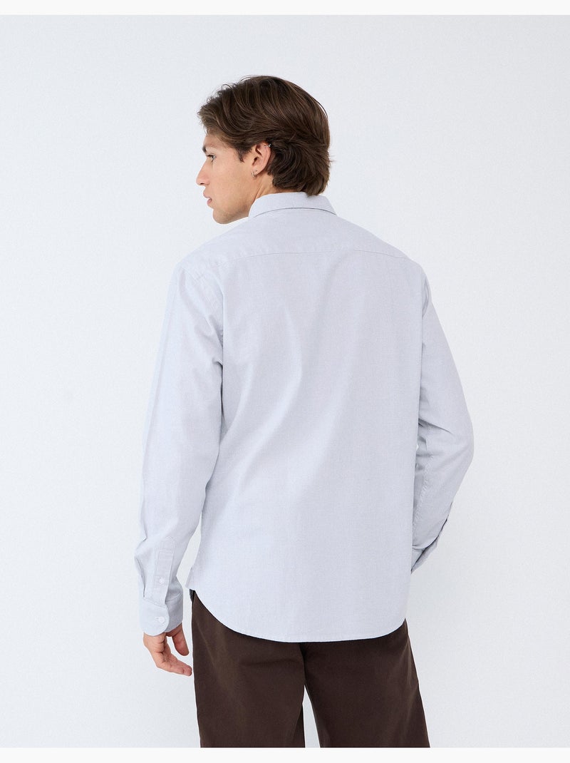 Camiseta de oxford, mo fashion Verde - Kiabi
