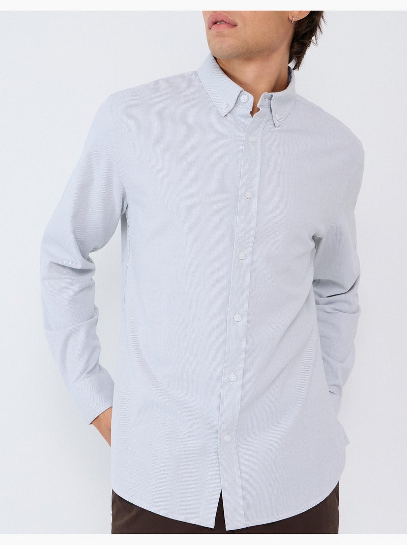 Camiseta de oxford, mo fashion Verde - Kiabi