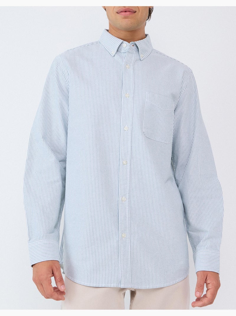 Camiseta de oxford, mo fashion Verde - Kiabi