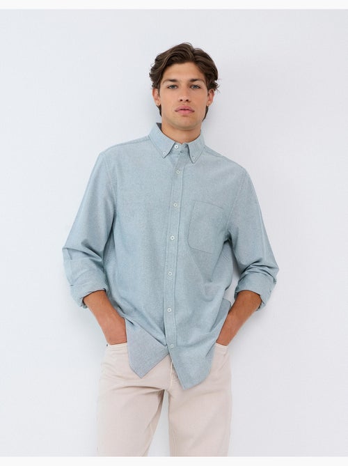 Camiseta de oxford, mo fashion - Kiabi Camiseta de oxford, mo fashion - Kiabi