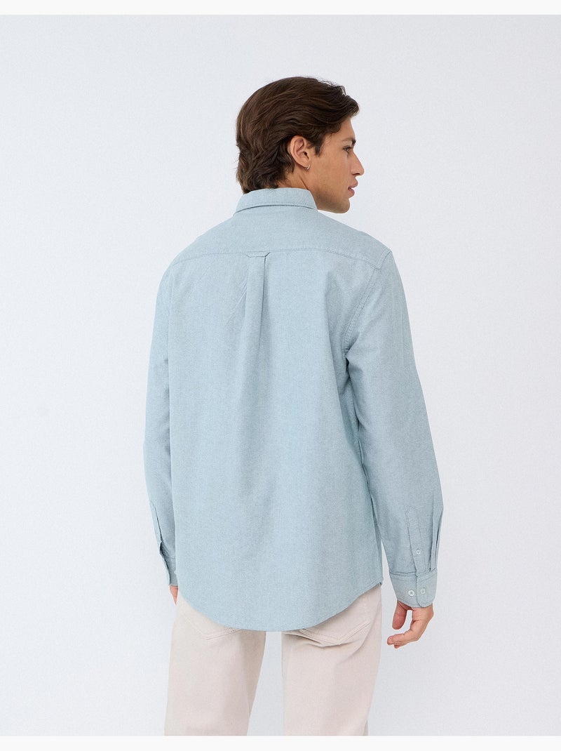 Camiseta de oxford, mo fashion Verde - Kiabi