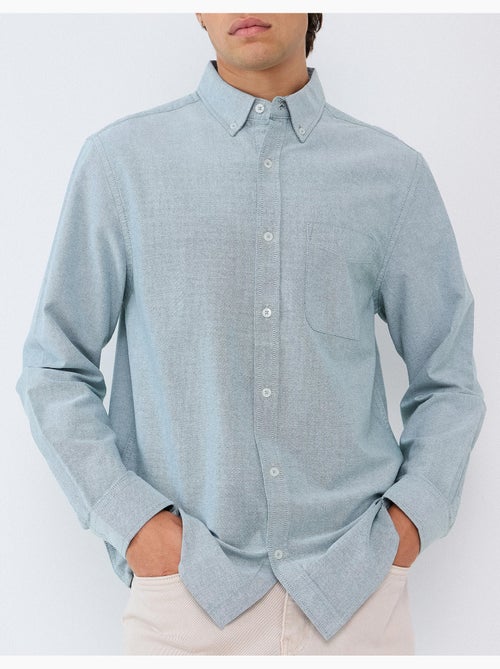 Camiseta de oxford, mo fashion - Kiabi Camiseta de oxford, mo fashion - Kiabi