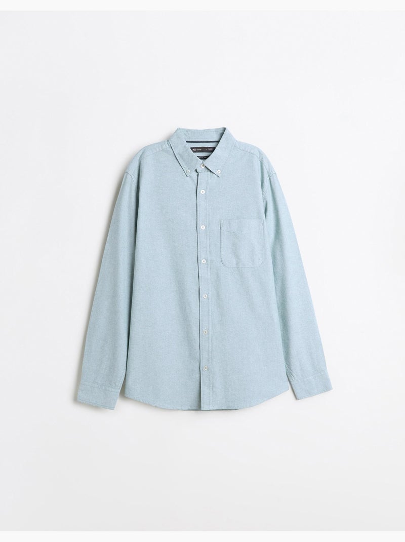 Camiseta de oxford, mo fashion Verde - Kiabi