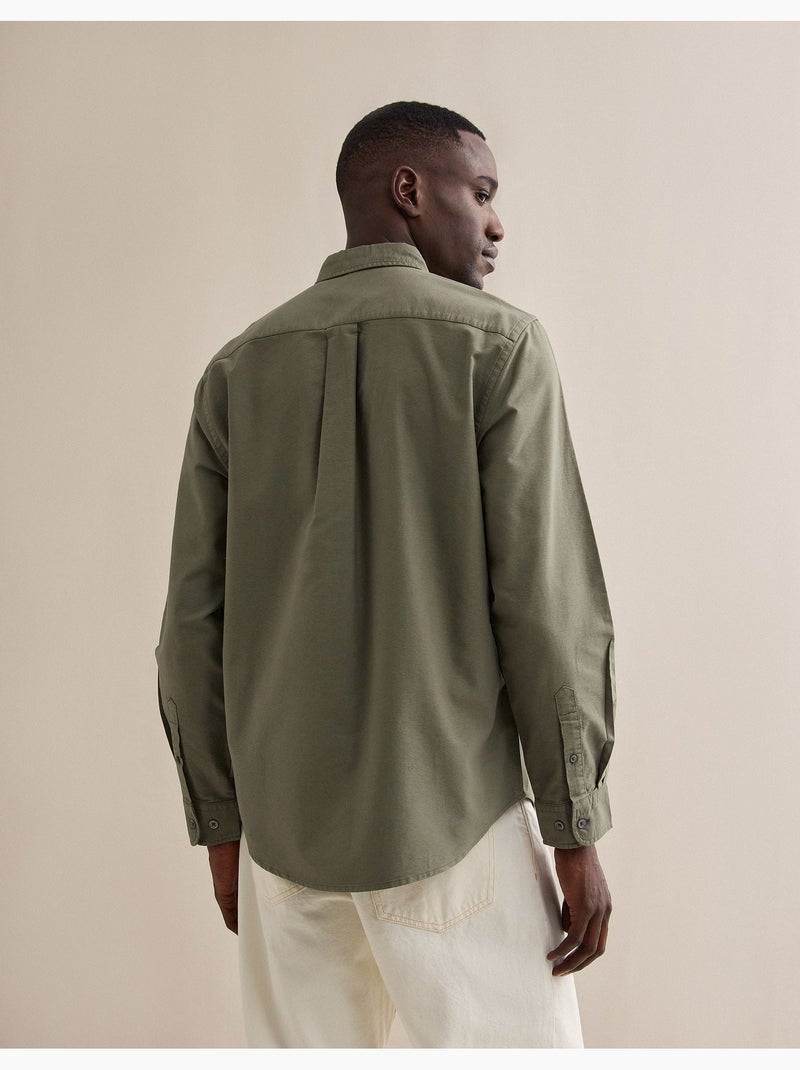 Camiseta de Oxford, MO Fashion Verde - Kiabi