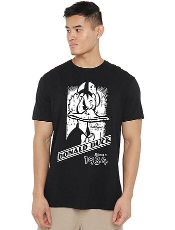 Camiseta de pato donald retrato mono para hombre - disney