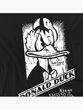 Camiseta de pato donald retrato mono para hombre - disney