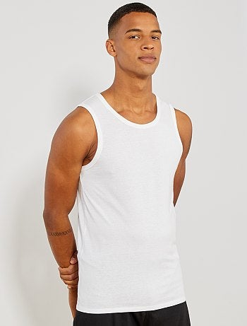 Camiseta de pijama lisa de tirantes