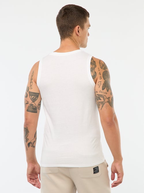 Camiseta de pijama lisa de tirantes - Kiabi