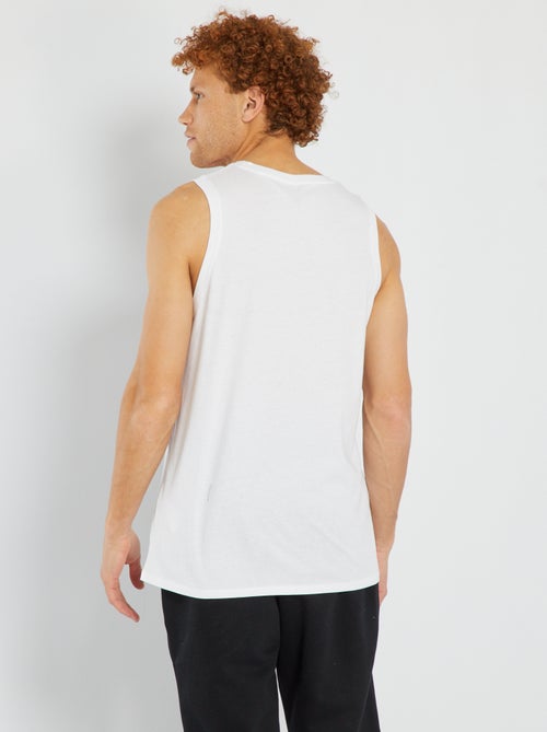 Camiseta de pijama lisa de tirantes - Kiabi