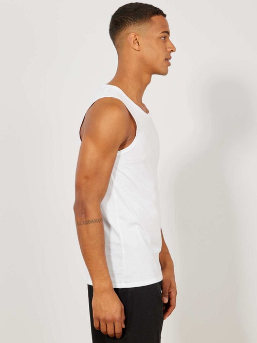 Camiseta de pijama lisa de tirantes - Kiabi