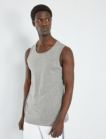 Camiseta de pijama lisa de tirantes - Kiabi