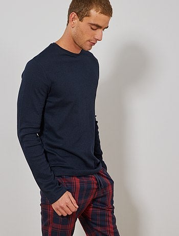 Camiseta de pijama manga larga - Kiabi