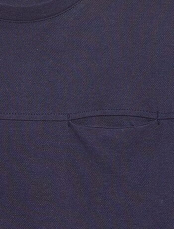 Camiseta de piqué de algodón
