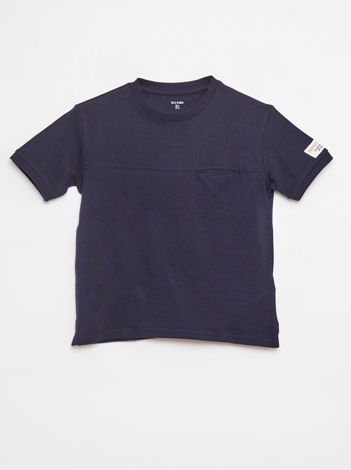 Camiseta de piqué de algodón - Kiabi