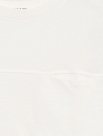 Camiseta de piqué de algodón