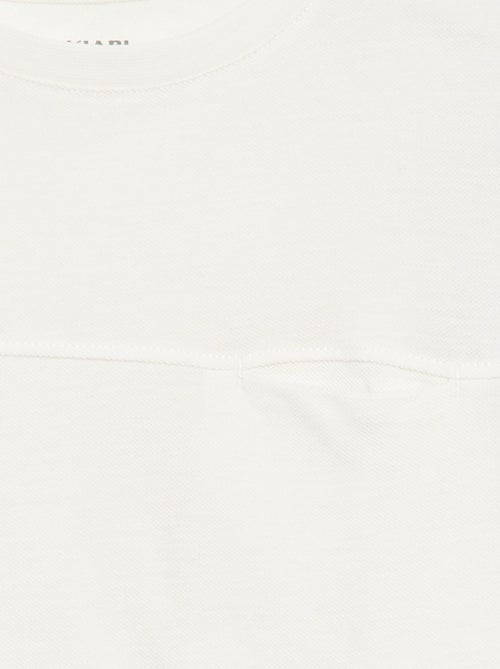Camiseta de piqué de algodón - Kiabi