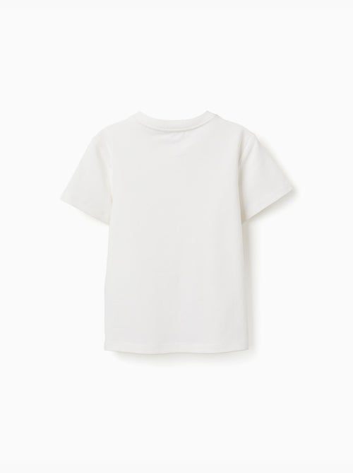 Camiseta de piqué de algodón con bolsillo - Kiabi