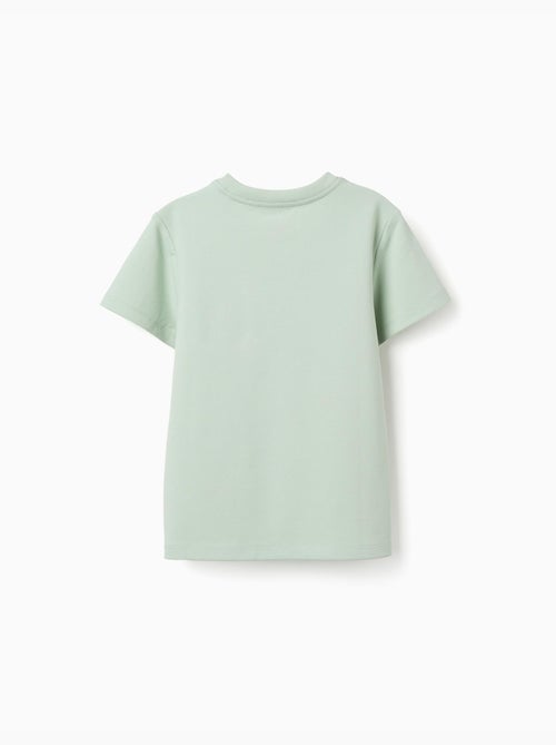 Camiseta de piqué de algodón con bolsillo - Kiabi