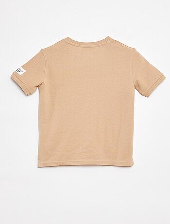 Camiseta de piqué de algodón