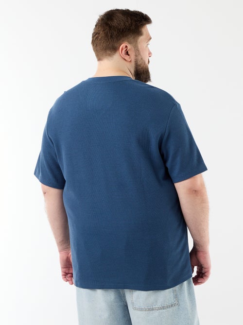 Camiseta de piqué de manga corta - Kiabi