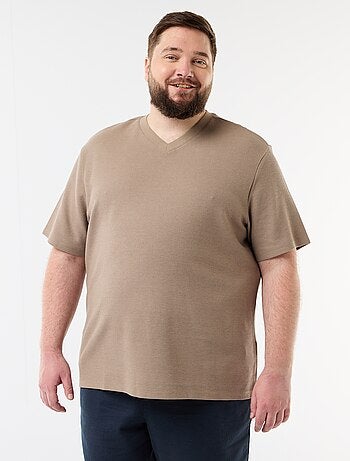 Camiseta de piqué de manga corta
