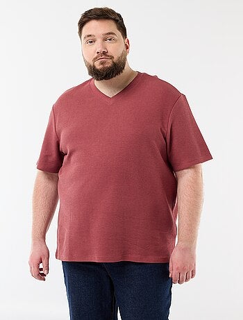 Camiseta de piqué de manga corta