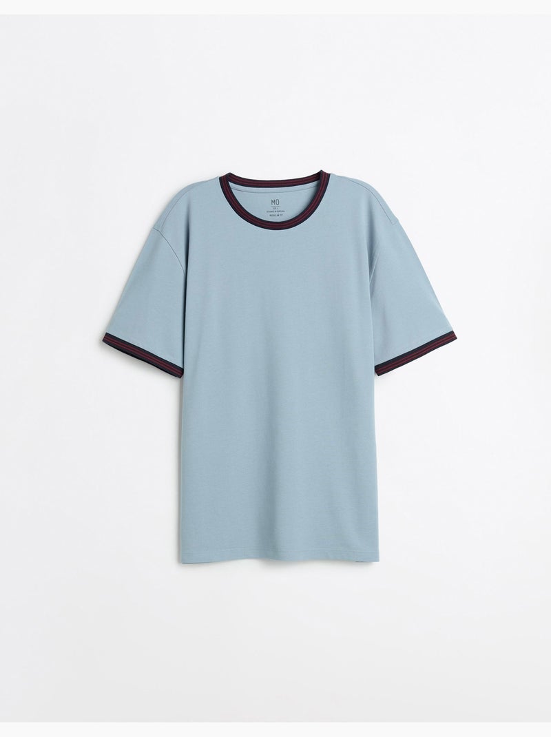 Camiseta de piqué, MO Fashion Azul - Kiabi